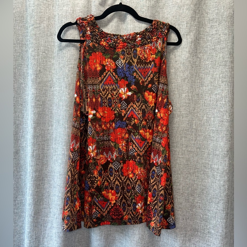 Women's Kim Rogers 3X Plus Size Abstract Tank Top — Like New! - Picture 4 of 6